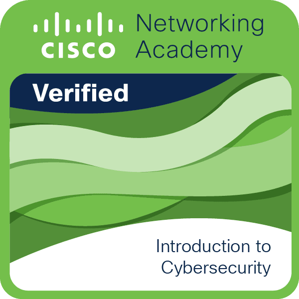 Cisco Networking Academy Introduction to Cybersecurity badge