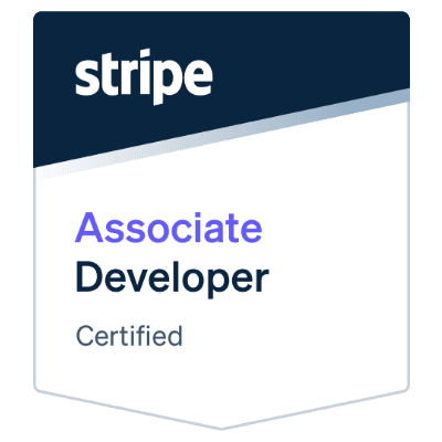 Stripe Associate Developer badge