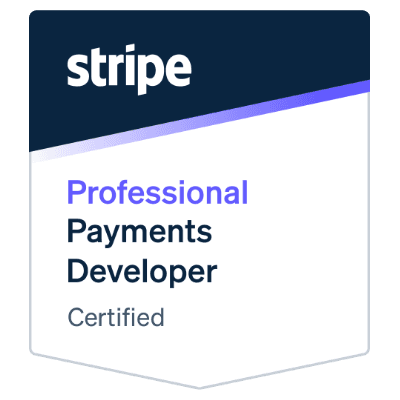 Stripe Professional Payments Developer badge